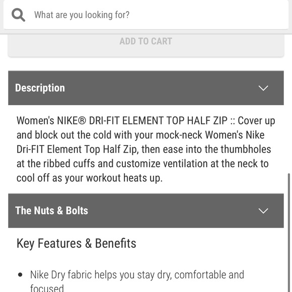 Nike Women’s Dri-FIT Element Half Zip - Picture 10 of 11